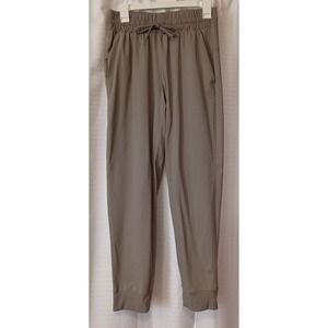 Members Mark Women's Jogger Pants Size Medium Gray Taupe Color